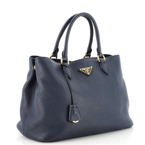 prada white daino small tote|Prada vitello daino price.